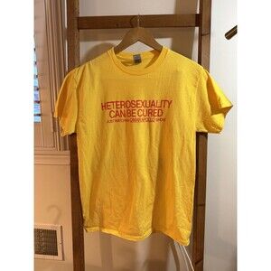 OMAR APOLLO OFFICIAL SHIRT HETEROSEXUALITY CAN BE CURED OFFICIAL M COACHELLA